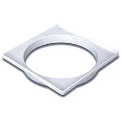 Porta Grelha Quadrado 100mm Branco - Tigre     