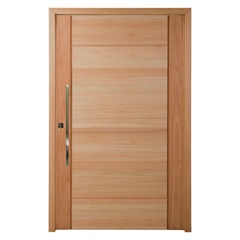 Porta Pivotante Clean Eucalipto 210x100cm Natural - Cruzeiro