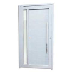 Porta Pivotante Direita Visione Tecplus 100 em Pvc 216x100cm Branca - Brimak