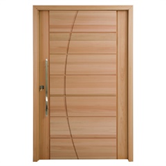 Porta Pivotante Seleta Eucalipto 210x100cm Natural - Cruzeiro