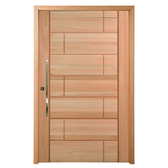 Porta Pivotante Talismã Eucalipto 210x120cm Natural - Cruzeiro