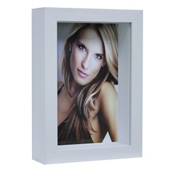 Porta Retrato Caixa Color 15x21cm Branco - Kapos