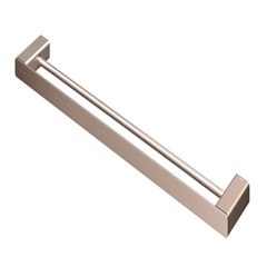 Porta Toalha Duplo Docolflat 67,6cm Cobre Escovado - Docol