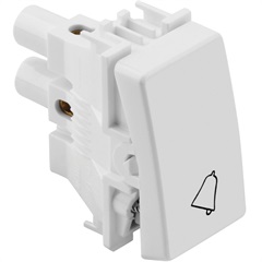 Pulsador para Campainha 10a 220v Branco S19 - Simon