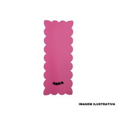 Quandro Magnético Pink Borboleta  24x60cm     - Bella Casa