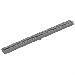 Ralo Linear com Grelha 70cm Cinza - Tigre     