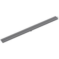 Ralo Linear com Grelha 90cm Cinza - Tigre     