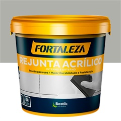 Rejunte Acrílico Cinza 1kg - Fortaleza 