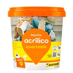 Rejunte Acrílico Cinza Platina 1kg - Quartzolit 