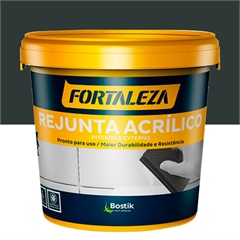 Rejunte Acrílico Grafite 1kg - Fortaleza 