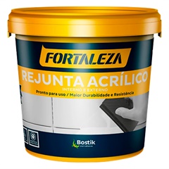 Rejunte Acrílico Platina 1kg - Fortaleza 