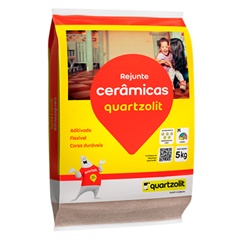 Rejunte Aditivado Flexível Branco 5kg - Quartzolit 