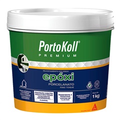 Rejunte Epóxi Portokoll Porcelanato Fino Toque Marfim 1kg - Sika