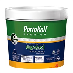 Rejunte Epóxi Portokoll Porcelanato Fino Toque Palha 1kg - Sika