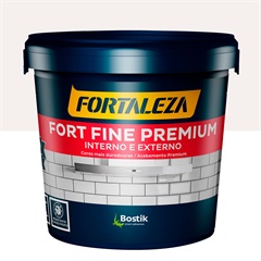 Rejunte Fort Fine Premium Cinza Platina 2kg - Fortaleza 