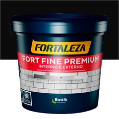 Rejunte Fort Fine Premium Preto 2kg - Fortaleza 