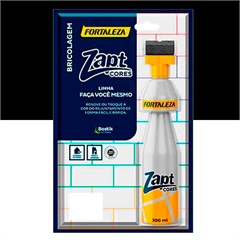 Rejunte Líquido Zapt Cores Preto 200ml - Fortaleza 