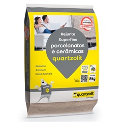 Rejunte para Porcelanatos E Cerâmicas Marfim 5kg - Quartzolit 