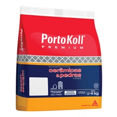 Rejunte Portokoll L-Flex Cerâmicas E Pedras Branco 4kg - Sika