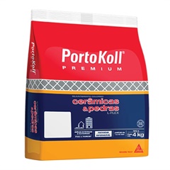 Rejunte Portokoll L-Flex Cerâmicas E Pedras Preto 4kg - Sika