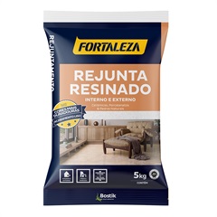 Rejunte Resinado Cinza 5kg - Fortaleza 