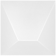 Revestimento Brilhante Borda Bold Block Branco 15,4x15,4cm - Roca