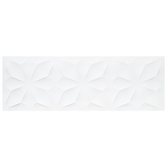 Revestimento Brilhante Borda Reta Lux Branco 30x90,2cm - Incepa   