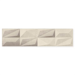 Revestimento Esmaltado Borda Reta Origami Beige 28x115cm - Savane