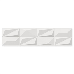 Revestimento Esmaltado Borda Reta Origami Blanc 28x115cm - Savane