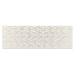 Revestimento Matte Borda Reta Solene Decor Branco 33x100cm - Portinari 