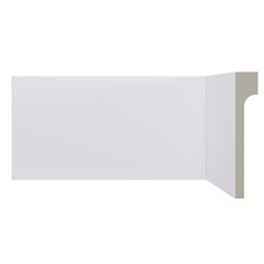 Rodapé Reforma 240x11cm Branco - Santa Luzia                   