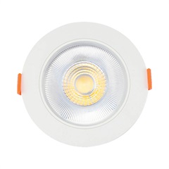 Spot de Embutir Redondo Easy Led 7w 3000k Branco - Bronzearte 