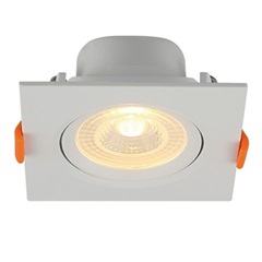 Spot Led de Embutir Quadrado Mr16 6w Bivolt 6.500k Luz Branca - Blumenau