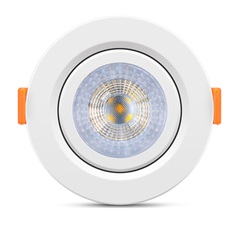 Spot Led de Embutir Redondo Ecospot 5w Bivolt 6500k Branca - Elgin