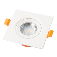 Spot Led Quadrado Direcionável CCT Smart Branco