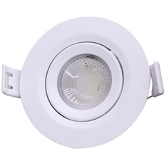 Spot Led Redondo 3w 3000k Bivolt - Casanova