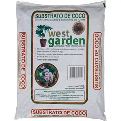 Substrato de Coco Saco com 1kg - West Garden