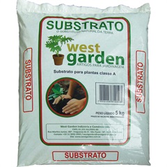 Substrato Natural Saco com 5kg - West Garden