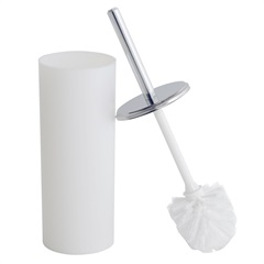 Suporte com Escova para Banheiro Decorline 39x10cm Branco - Coza