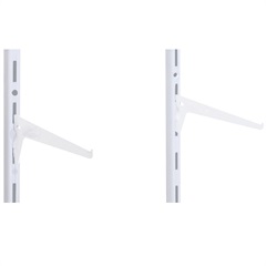 Suporte em Aço para Trilho 25cm Branco