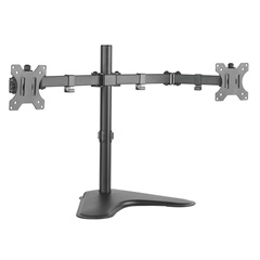 Suporte para 2 Monitores de Mesa Articulado de 17'' a 32'' T1224N Preto