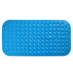 Tapete Antiderrapante Massageador para Pés 69x36cm Azul - Casanova