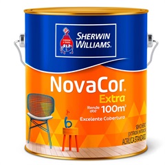 Tinta Acrílica Novacor Extra Standard Fosco Amarelo Sol 3,6 Litros - Sherwin Williams