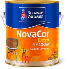 Tinta Acrílica Novacor Extra Standard Fosco Erva Doce 3,6 Litros - Sherwin Williams