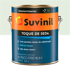 Tinta Acrílica Premium Toque de Seda Acetinado Gelo 3,6 Litros