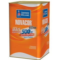 Tinta Acrilica Fosca Standard Novacor Extra Branca Litros Branco Sherwin Williams C C