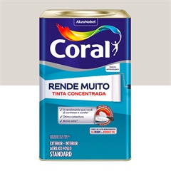 Tinta Acrílica Standard Rende Muito Concentrada Fosco Branco Gelo 16 Litros