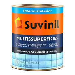 Tinta Esmalte Epóxi Premium Multissuperfícies Acetinado Branca 900ml - Suvinil