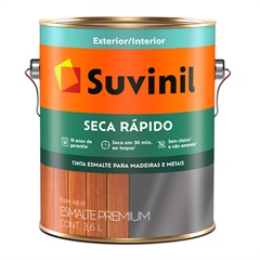 Tinta Esmalte Premium Seca Rápido Brilhante Branco 3,6 Litros