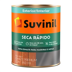 Tinta Esmalte Premium Seca Rápido Brilhante Branco 900ml